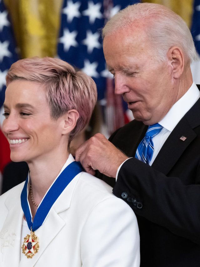 News Today! Megan Rapinoe Honors Brittney Griner While Accepting Presidential Medal Of Freedom