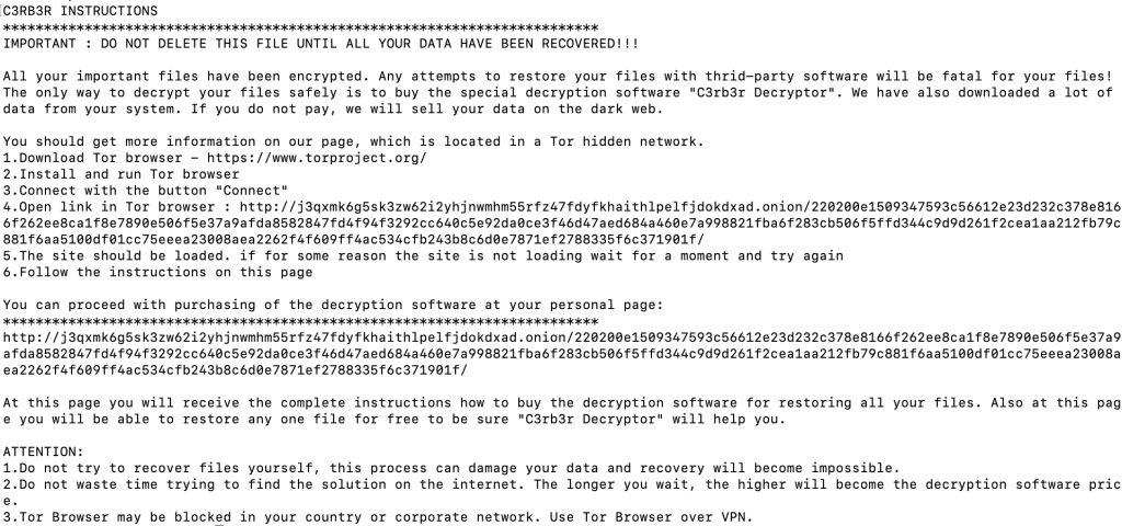 Cerber ransomware Atlassian